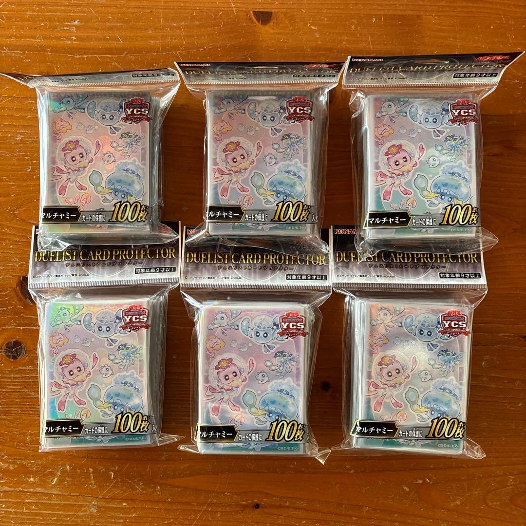 遊戯王　マルチャミー　スリーブ　100枚入り　6セット　ycsj名古屋2025