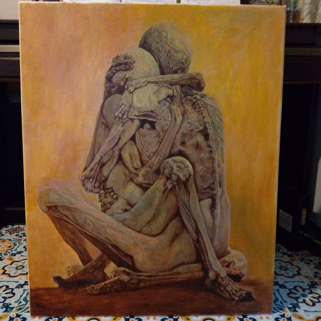 ベクシンスキー 模写 油彩画 25号 F25 油絵