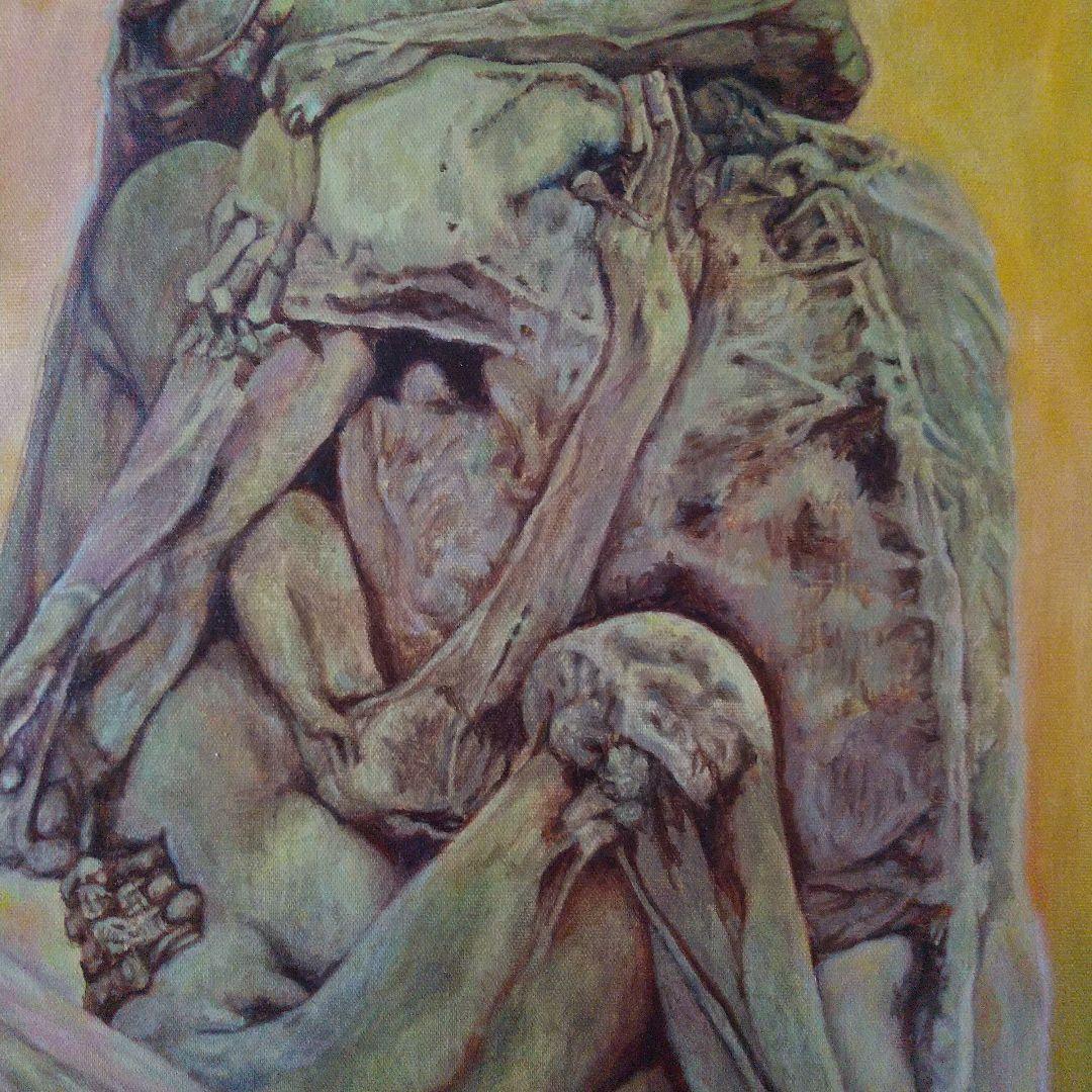 ベクシンスキー 模写 油彩画 25号 F25 油絵