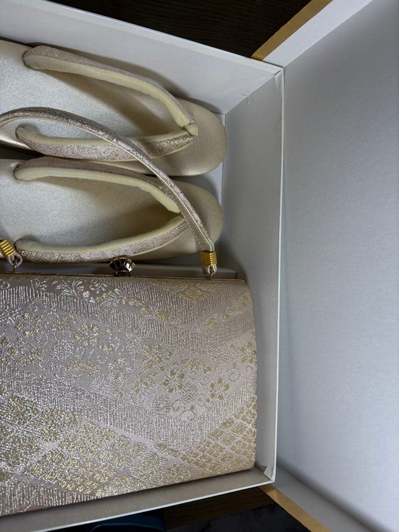 草履とバッグのセット SA-9026 アイボリー