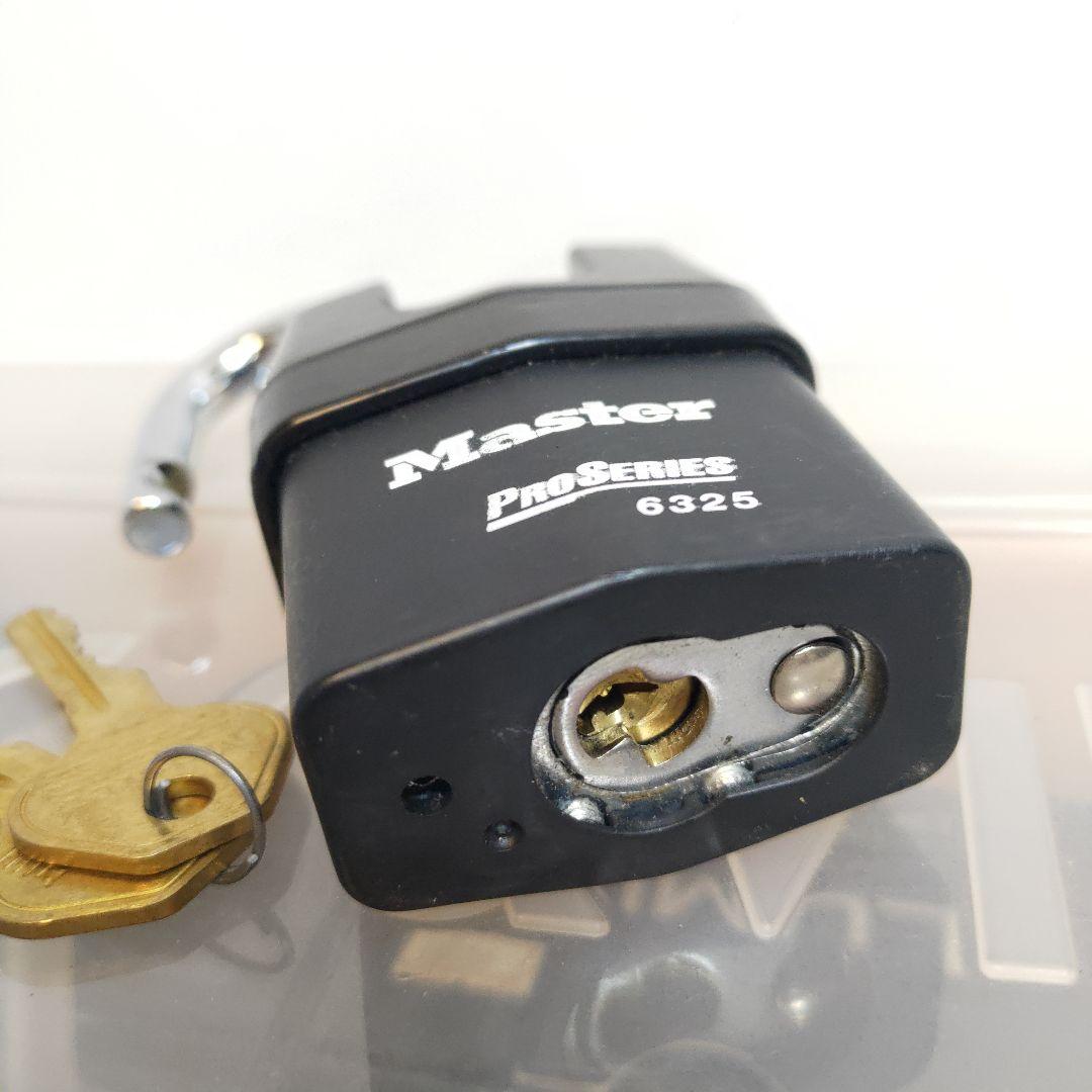 Master Lock 6325 プロシリーズ 高セキュリティ鍵交換可能 南京錠