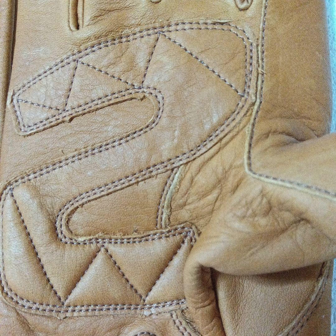 未使用 schott ショット ワンスター レザーグローブ キャメル L