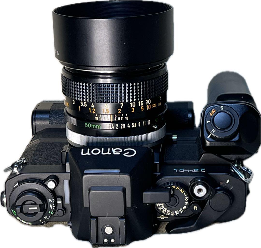 Canon new F-1 AE+モータードライブ+FD 50mm 1:1.4