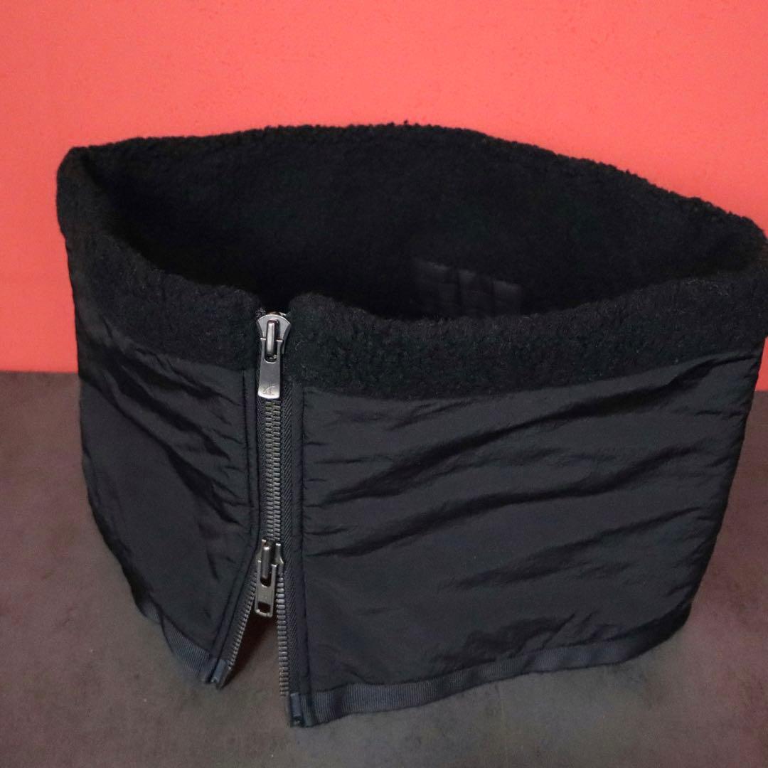 【モード】FUMITO GANRYU ジップデザイン ナイロン ネックウォーマー