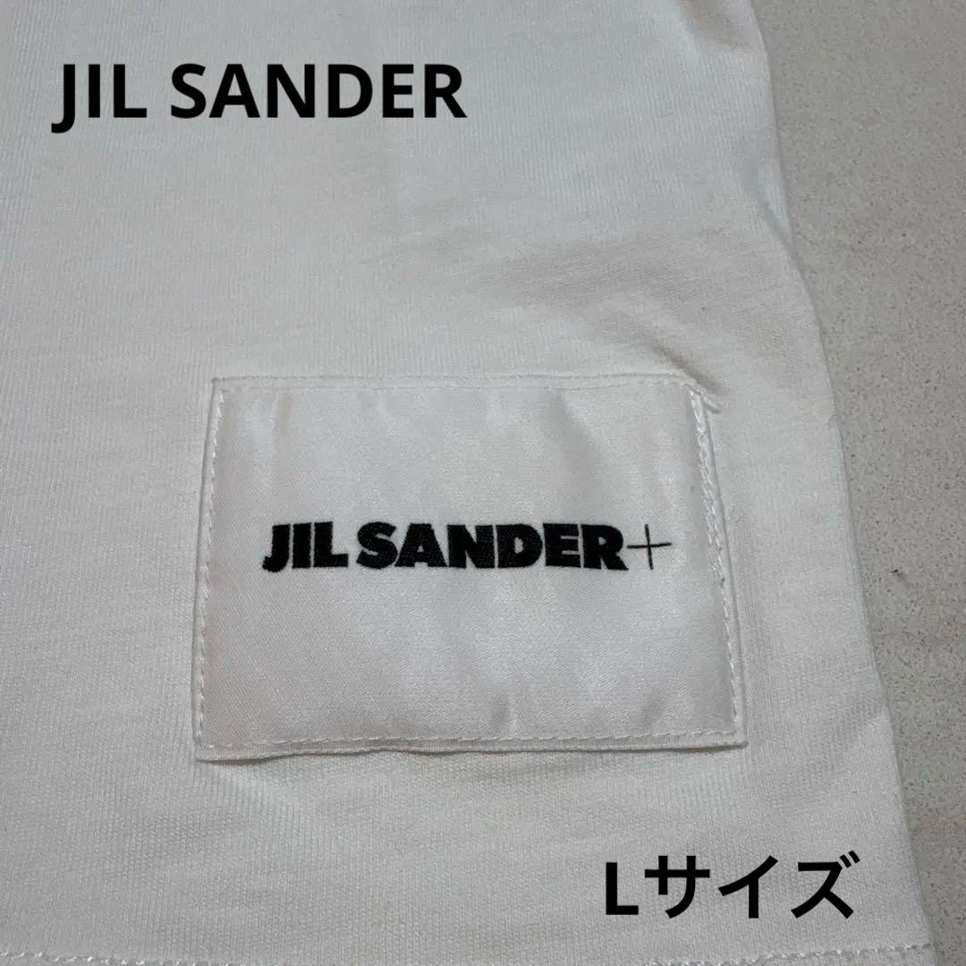 JIL SANDER+ ホワイト Tシャツ　本物保証　Lサイズ