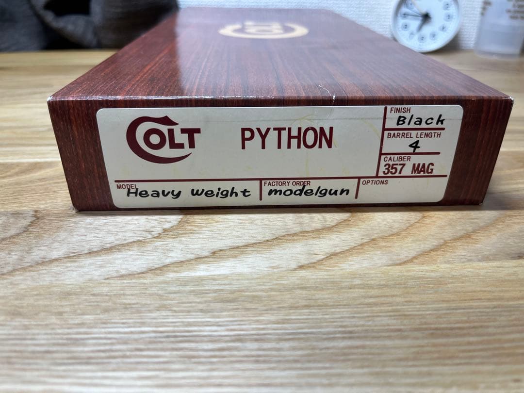 コルトパイソン　タナカ　モデルガン　未発火