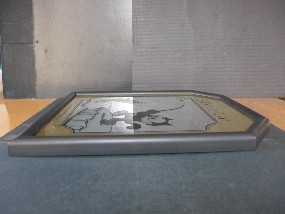 時代物　フィリックス ザ キャット　パブミラー　壁掛け・立掛け兼用　中古　レトロ