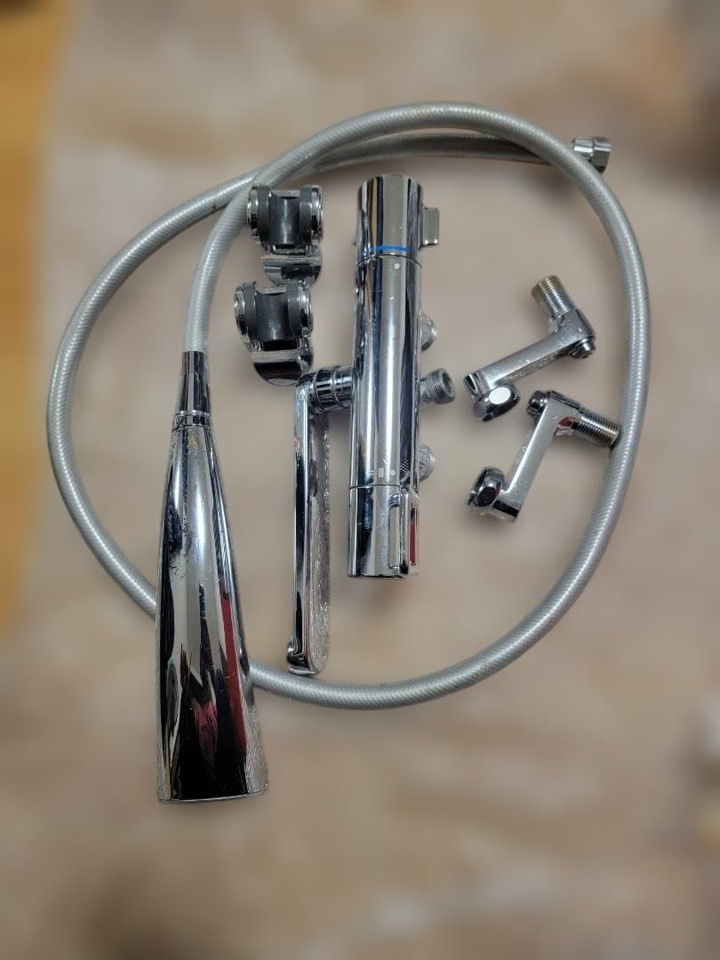 TOTO　壁付サーモ水栓　シャワーヘッド類付属　TMHG40C