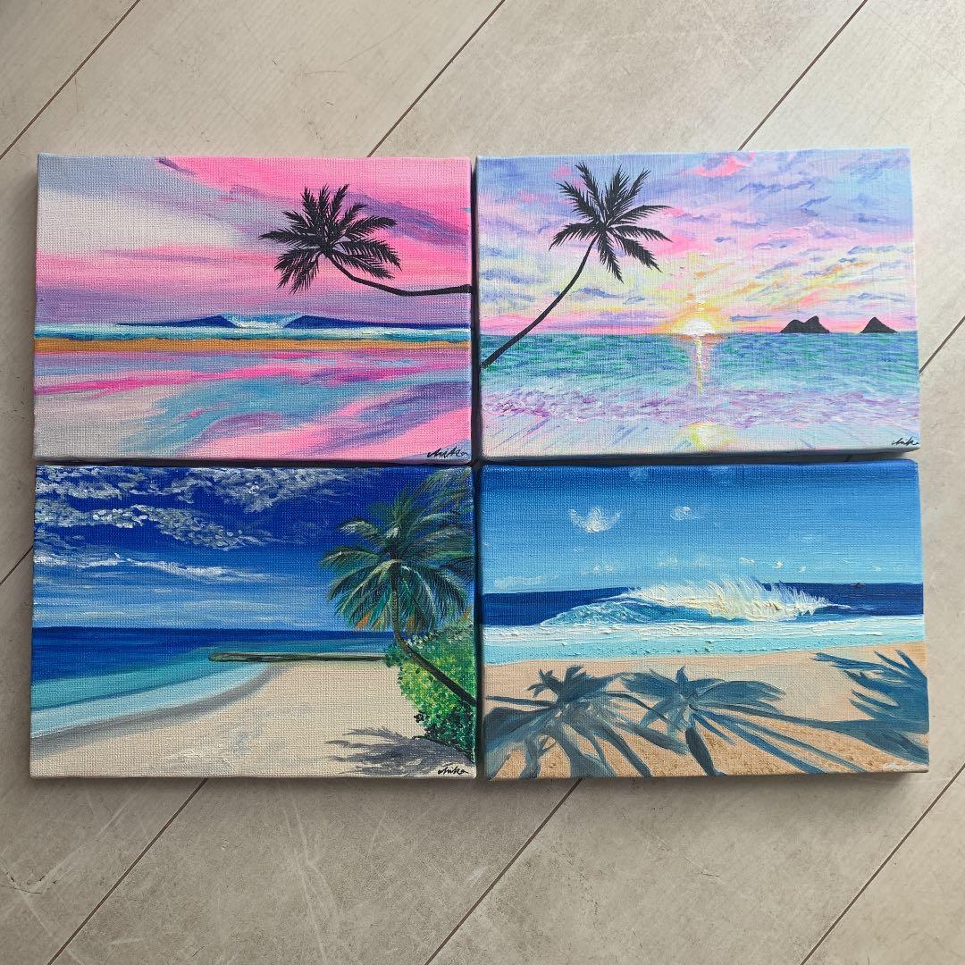 油絵キャンパス 海の絵 絵 インテリア アート ロンハーマン H＆M