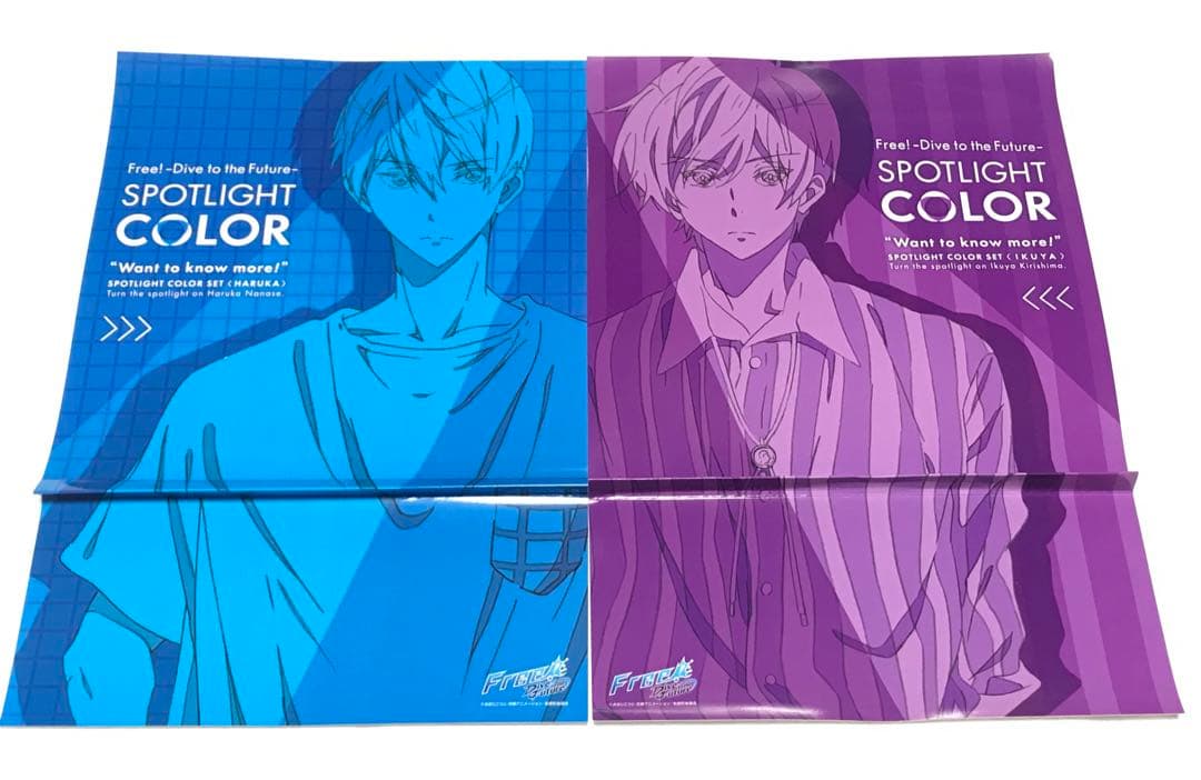 七瀬遙＆桐嶋郁弥 【外箱&冊子本&缶バッジ】 Free!DFスポットライトカラー