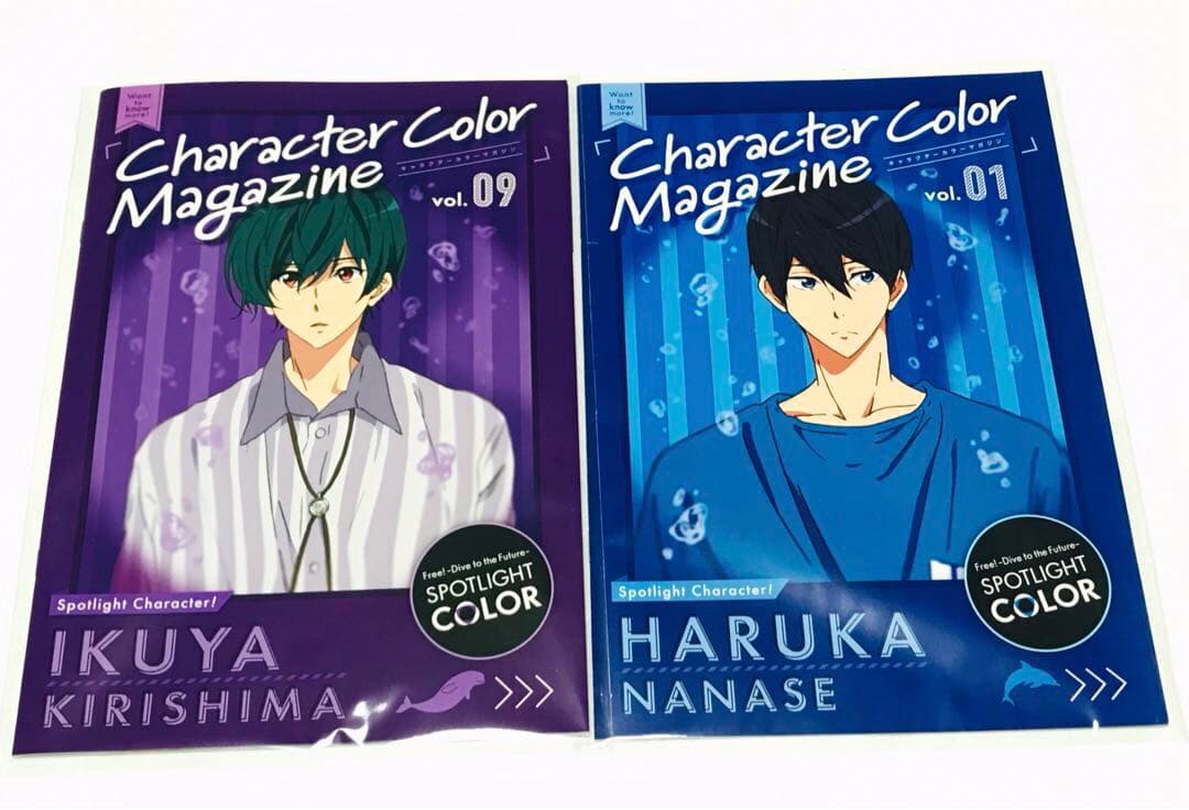 七瀬遙＆桐嶋郁弥 【外箱&冊子本&缶バッジ】 Free!DFスポットライトカラー