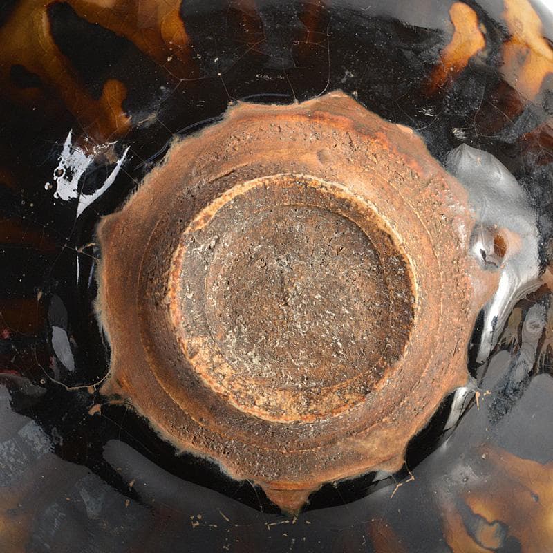 中国　南宋　吉州窯　玳玻天目茶碗　C R5585