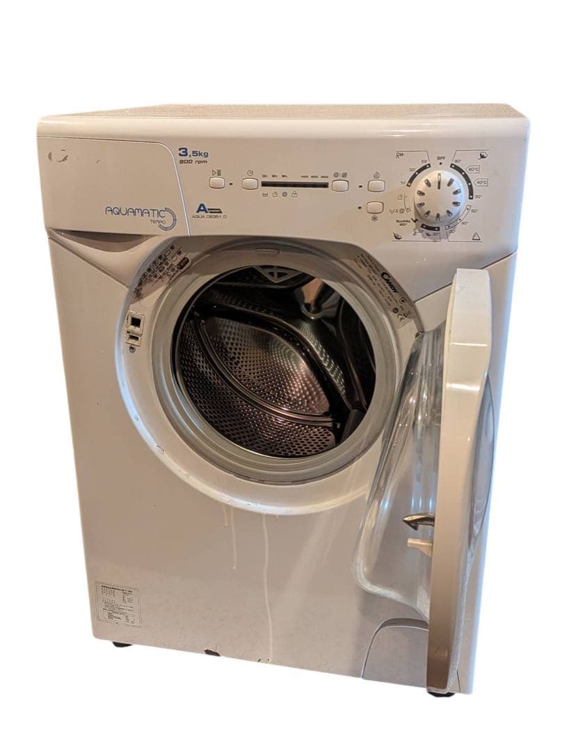 CANDY　小型洗濯機　AQUA08351D 　乾燥洗濯機 2018年製