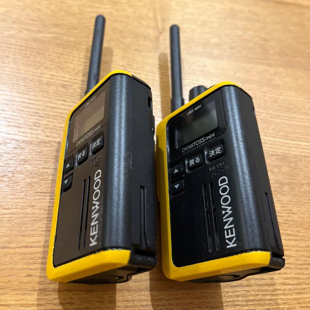 【Coco】ケンウッド UBZ-M31特定小電力トランシーバー 2台セット