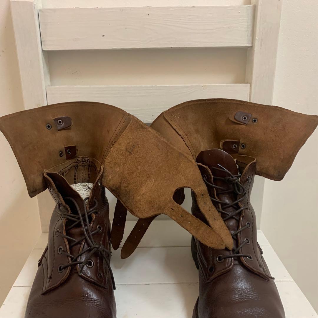 Poland VINTAGE 80s ポーランド軍 ミリタリーブーツ ブラウン