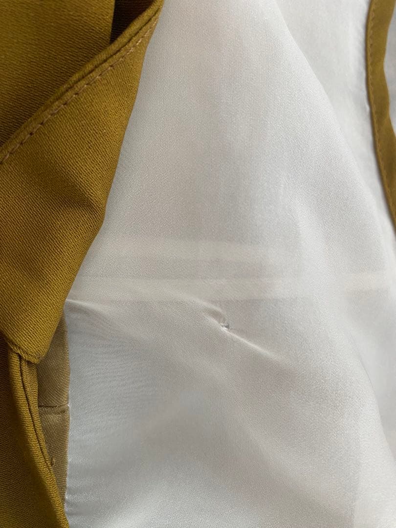 【ANDRESD】draped bustier flocky dress