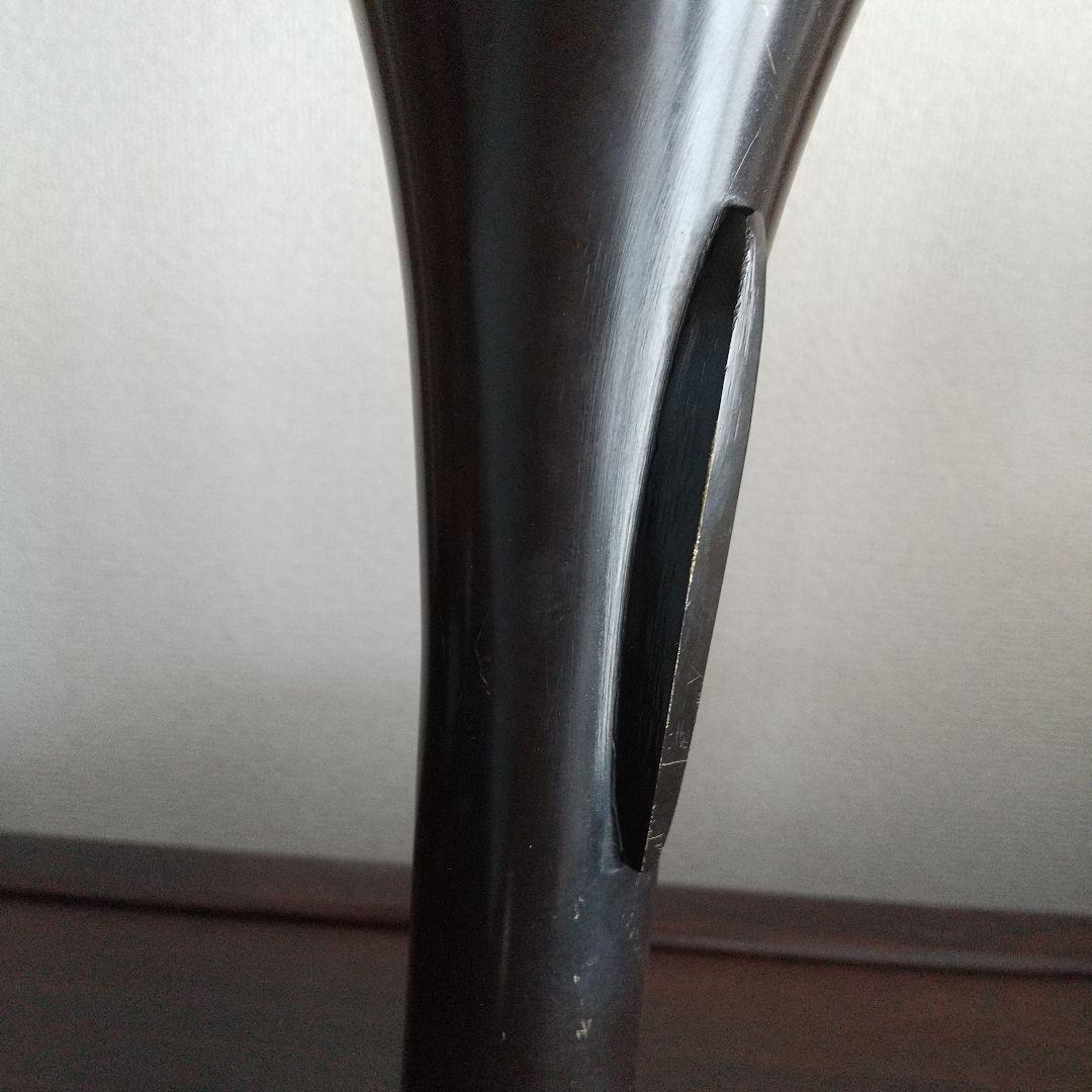 金属製 花器 池坊 ?? 茶道 花瓶 ①