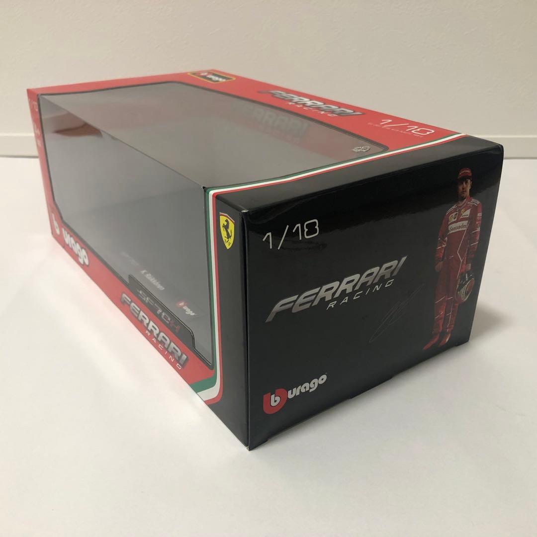 【現在希少】burago 1/18 フェラーリ SF70-H キミライコネン
