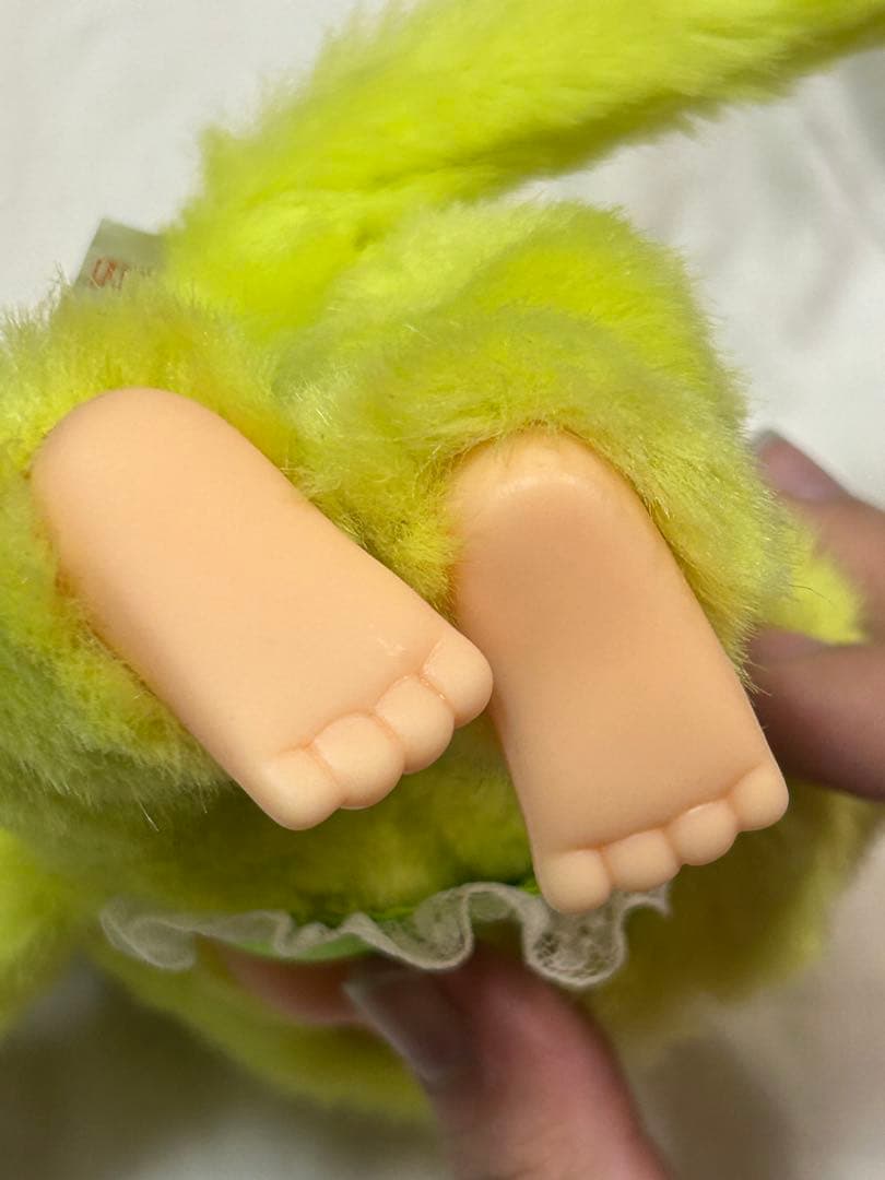 【希少 美品】モンチッチ 30周年記念 セキグチ ライトグリーン