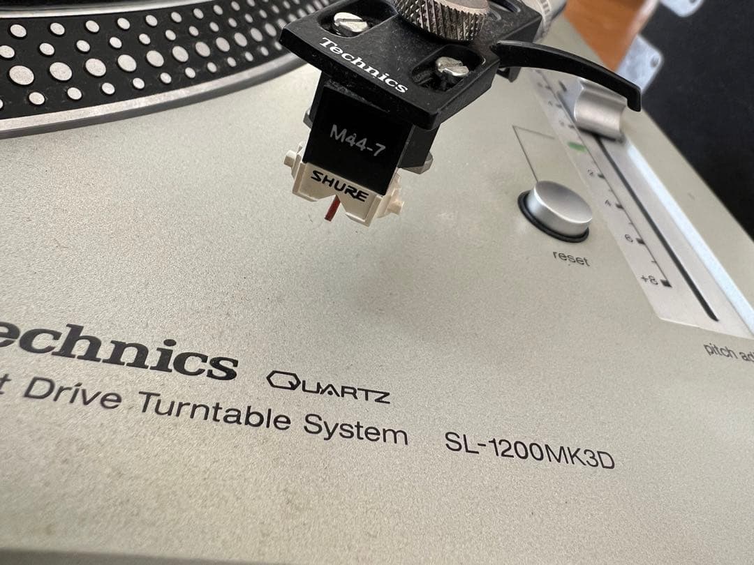 Technics SL-1200MK3D ×2台 DJミキサー・収納ケース付き