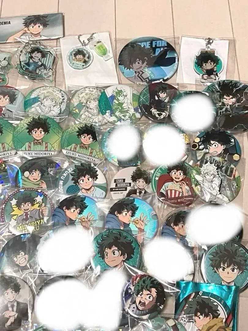 ヒロアカ 緑谷出久 缶バッジ まとめ売り