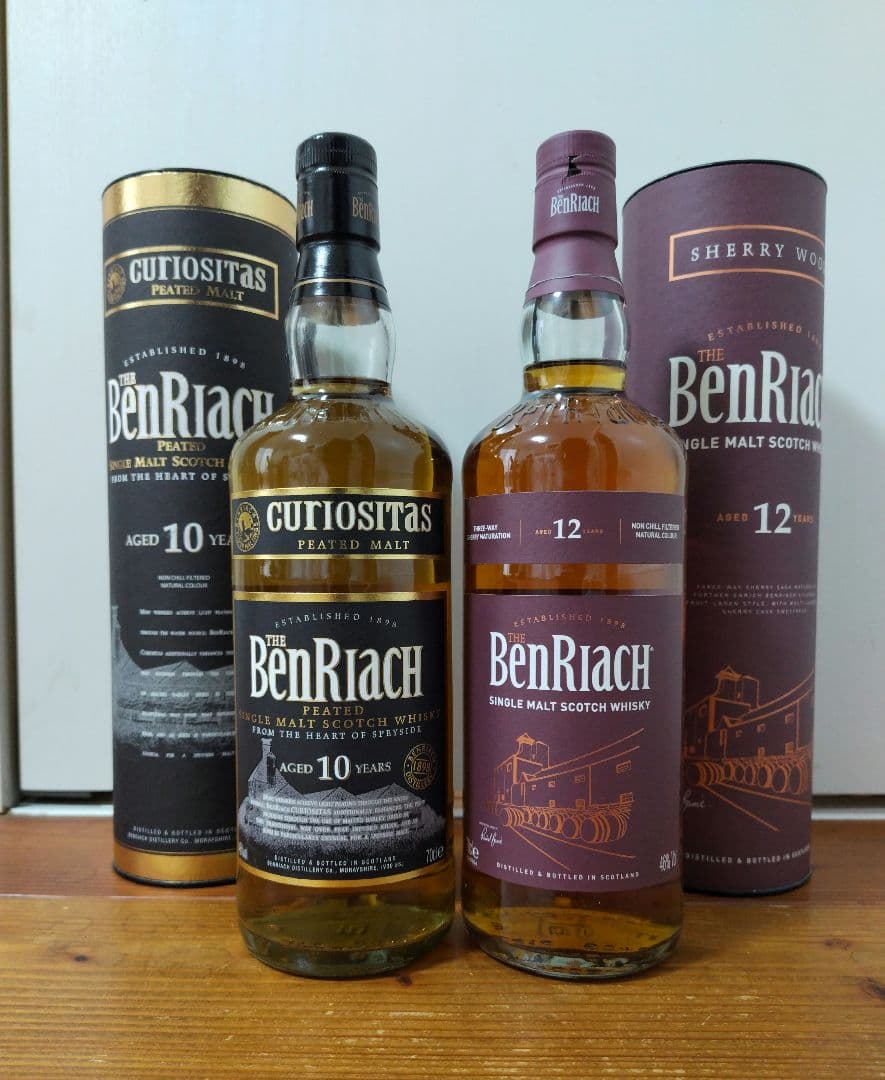 ベンリアック キュリオシタス 10年 & シェリーカスク 12年 セット