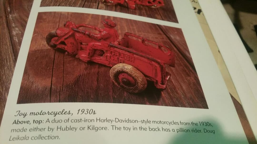 レプリカ　３０sモーターサイクルTOY キャスト