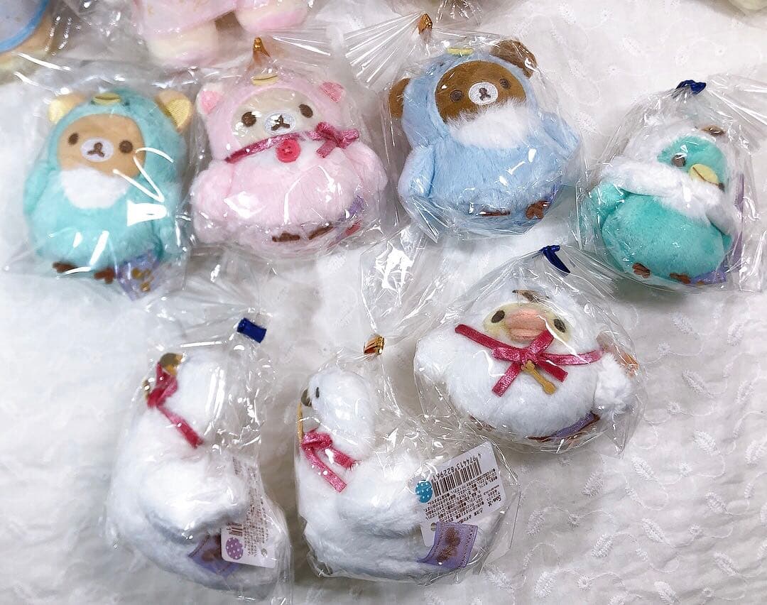 匿名　新品　未使用　タグ付き　リラックマ　スワンと金色の花 ぬいぐるみ