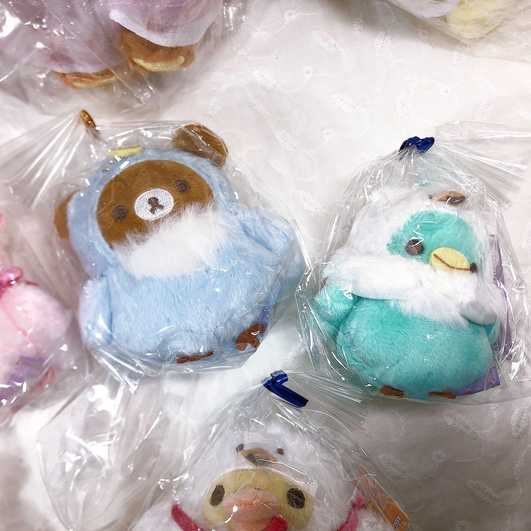 匿名　新品　未使用　タグ付き　リラックマ　スワンと金色の花 ぬいぐるみ