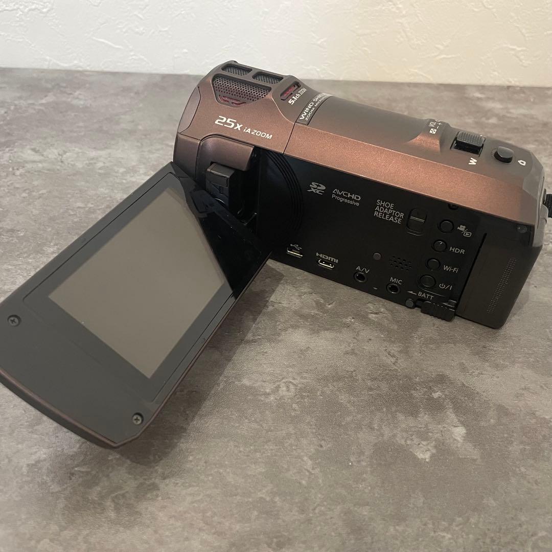 【美品、本日限定値下げ】Panasonic 4K ビデオカメラ 25倍ズーム