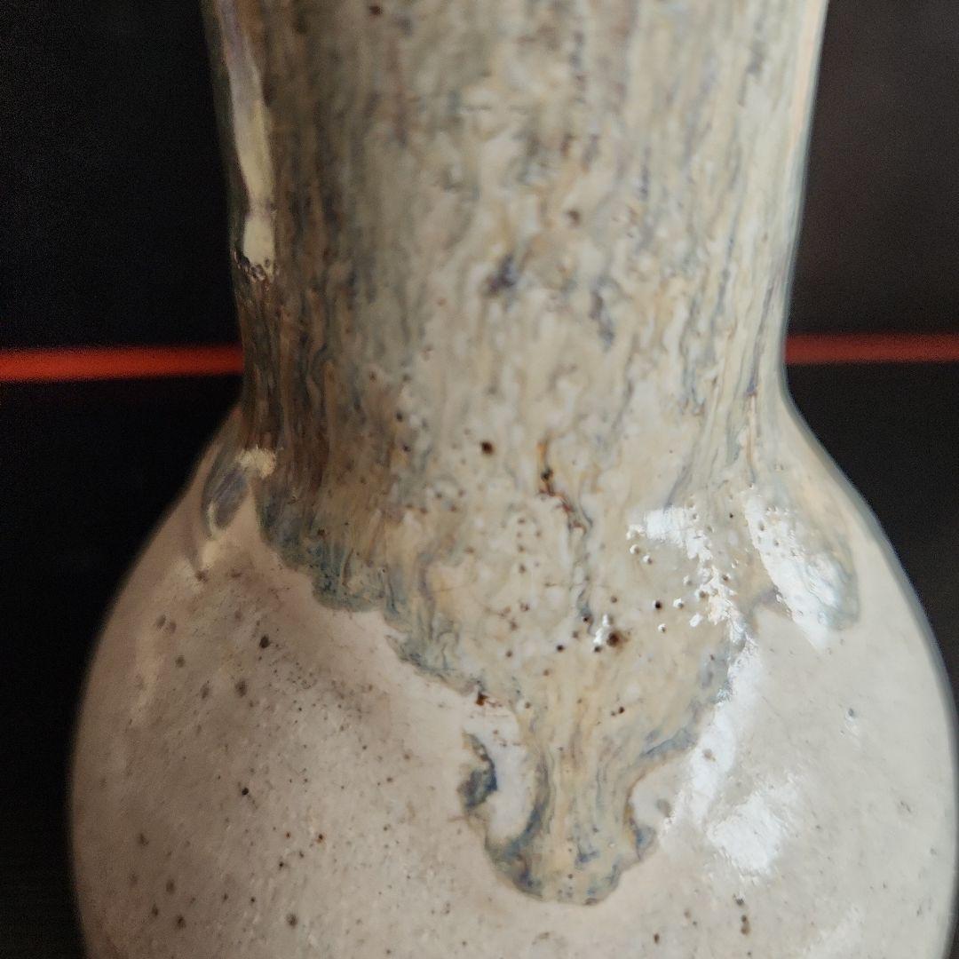 江戸末期の頃高取焼き花入れ