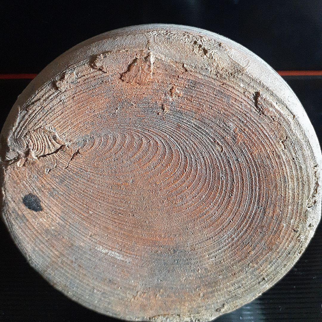 江戸末期の頃高取焼き花入れ