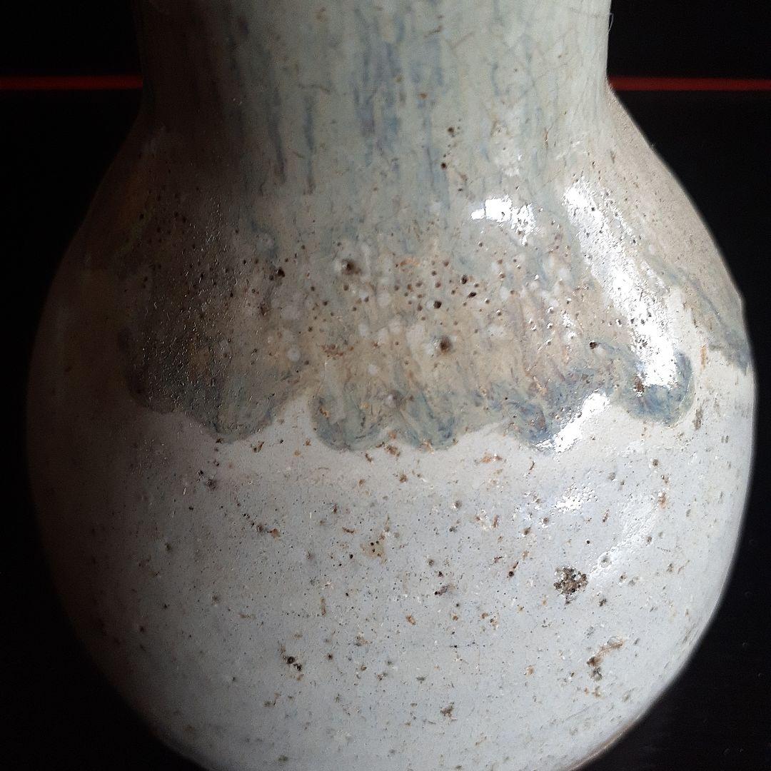 江戸末期の頃高取焼き花入れ