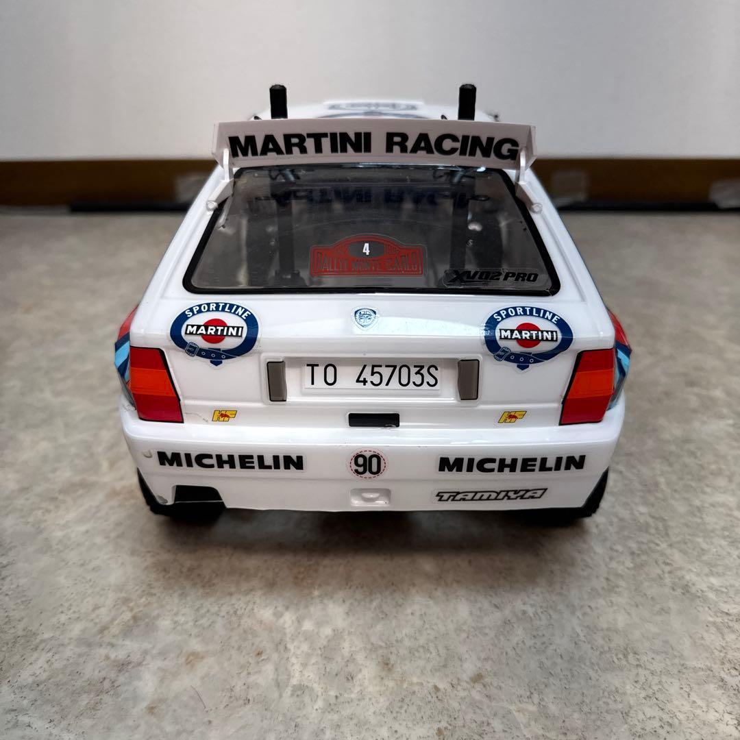 タミヤ XV-02PRO ランチアデルタインテグラーレボディ付き(メカ無し)