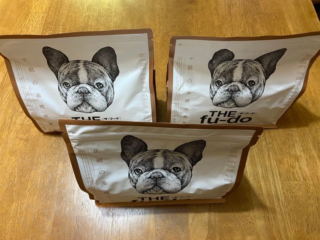 ザフード THE fu-do フレンチブルドッグ　ドッグフード　3袋セット