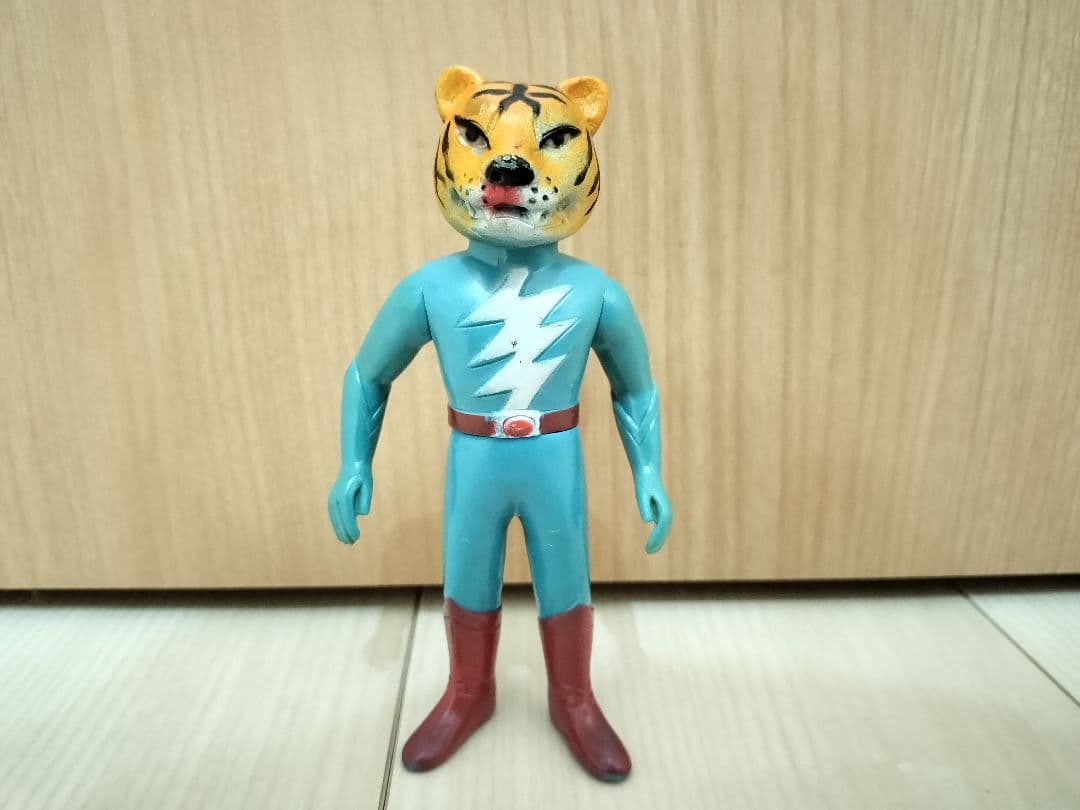 【極希少】ブルマァク 鉄人タイガーセブン ソフビ 当時物 ピープロ 昭和