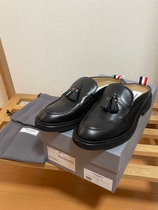 22ss新品 THOM BROWNE トムブラウン レザー タッセル ローファー