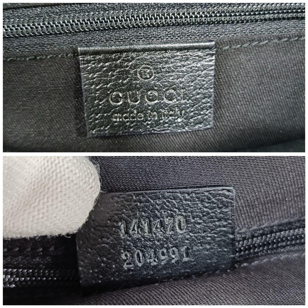 美品♪︎GUCCI ショルダーバッグ アビーライン キャンバス レザー GG柄