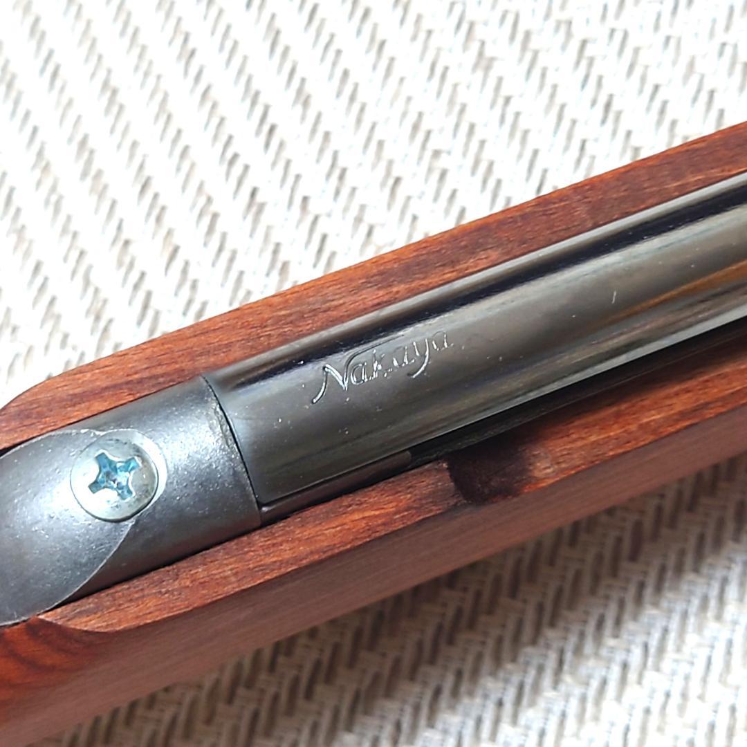 【美品】 射的銃 ナカヤ シルバー コルク銃 コルク付き 縁日 お祭り レトロ