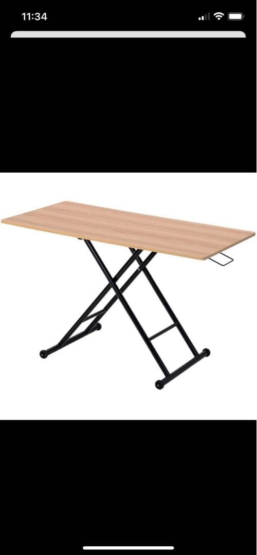 【送料込み】【未使用】昇降式テーブル