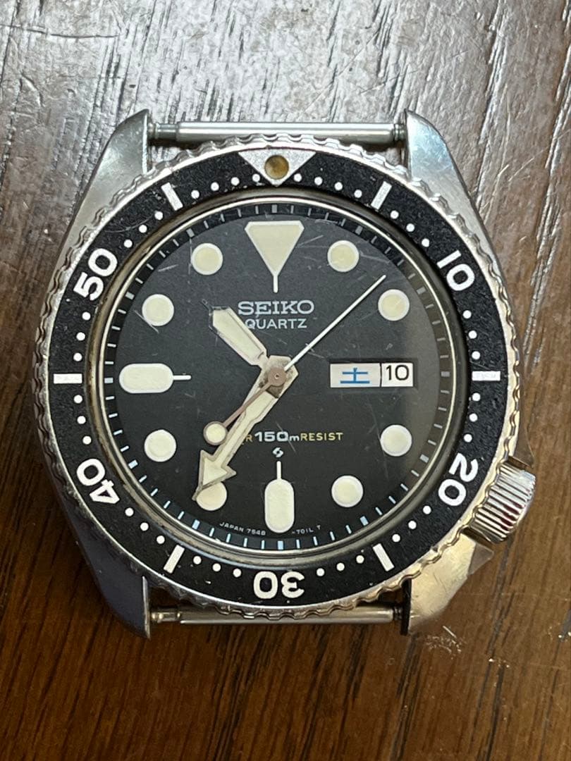 SEIKO セイコー 7548-7000 ダイバー メンズクォーツ（ジャンク）