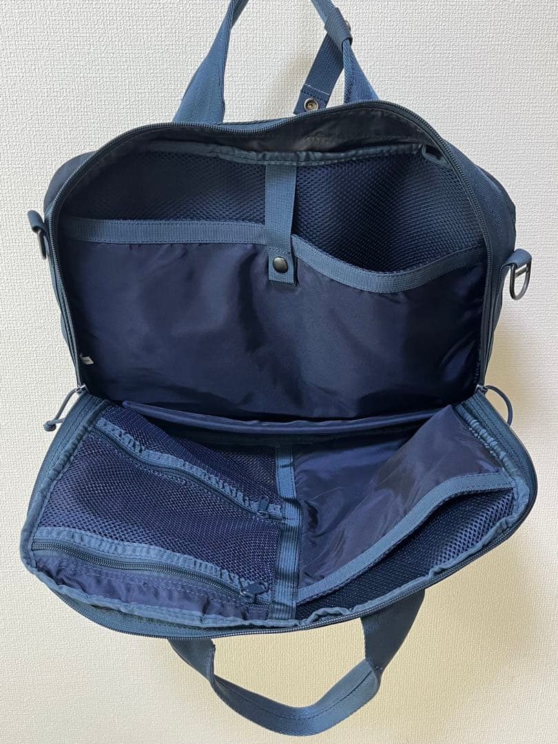 BRIEFINGネイビー ビジネスバッグ ショルダーストラップ付