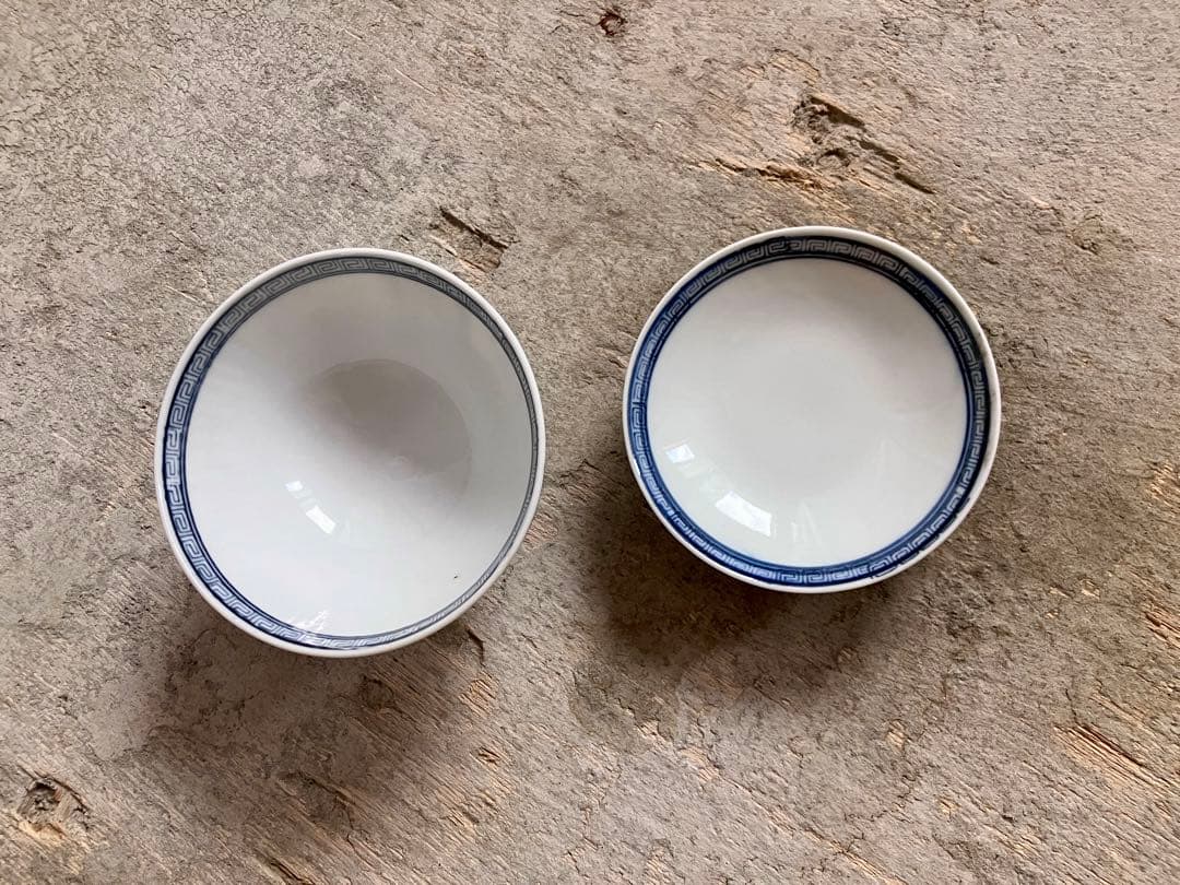 新春お値下げ✅古伊万里✅蓋付き椀18客/染付山水画/骨董/磁器