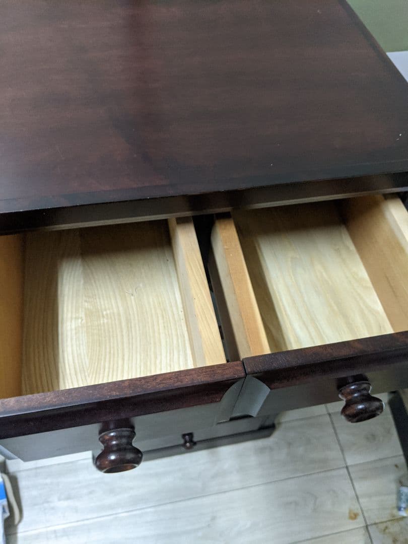 民芸調 スリム チェスト 縦長箪笥 整理タンス 収納 和家具 和モダン ６段