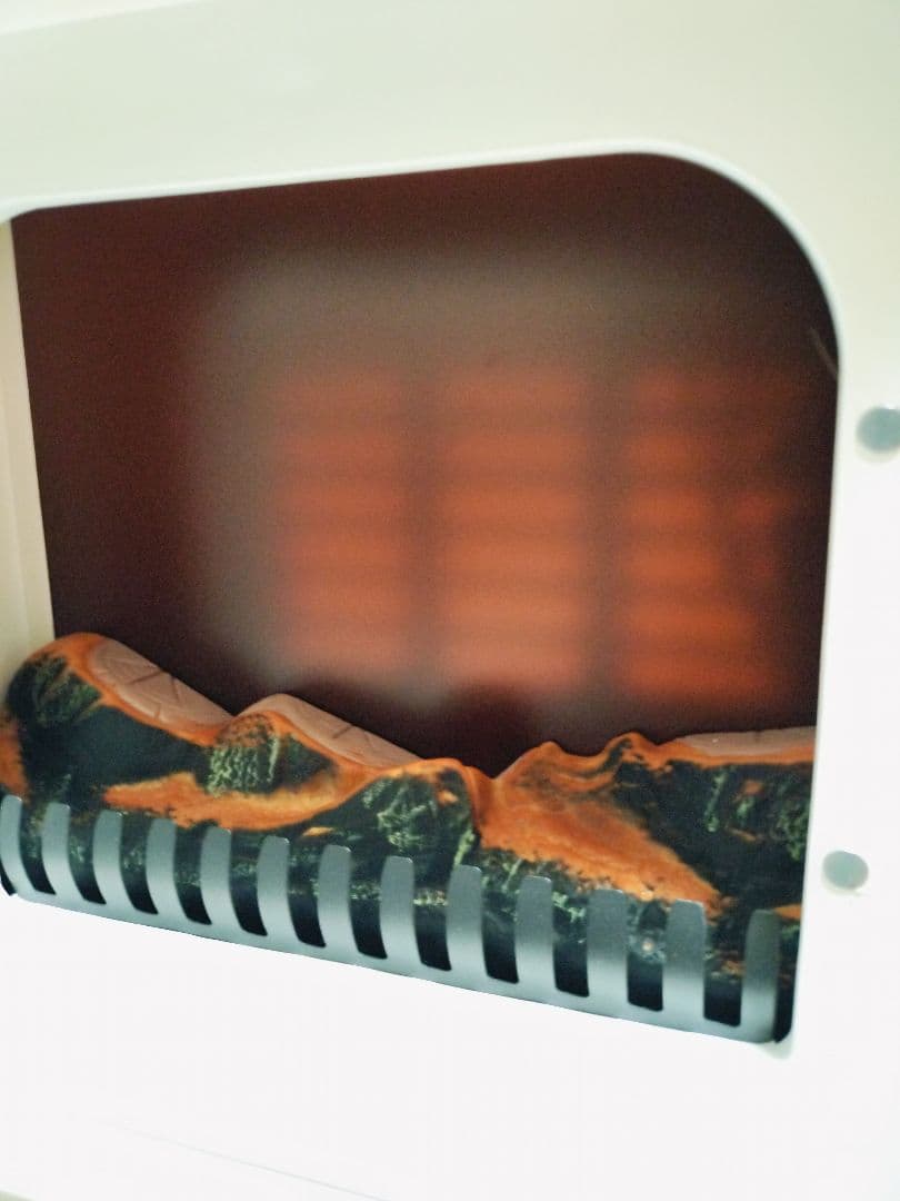 暖炉型ファンヒーター ホワイト HF-2008WH ヒロ・コーポレーション