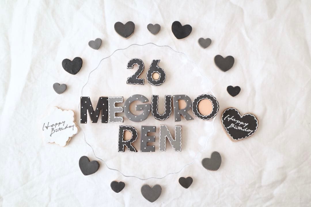 ハンドメイド☆オーダーページ　アイシングクッキー 風ケーキトッパー　推しケーキ