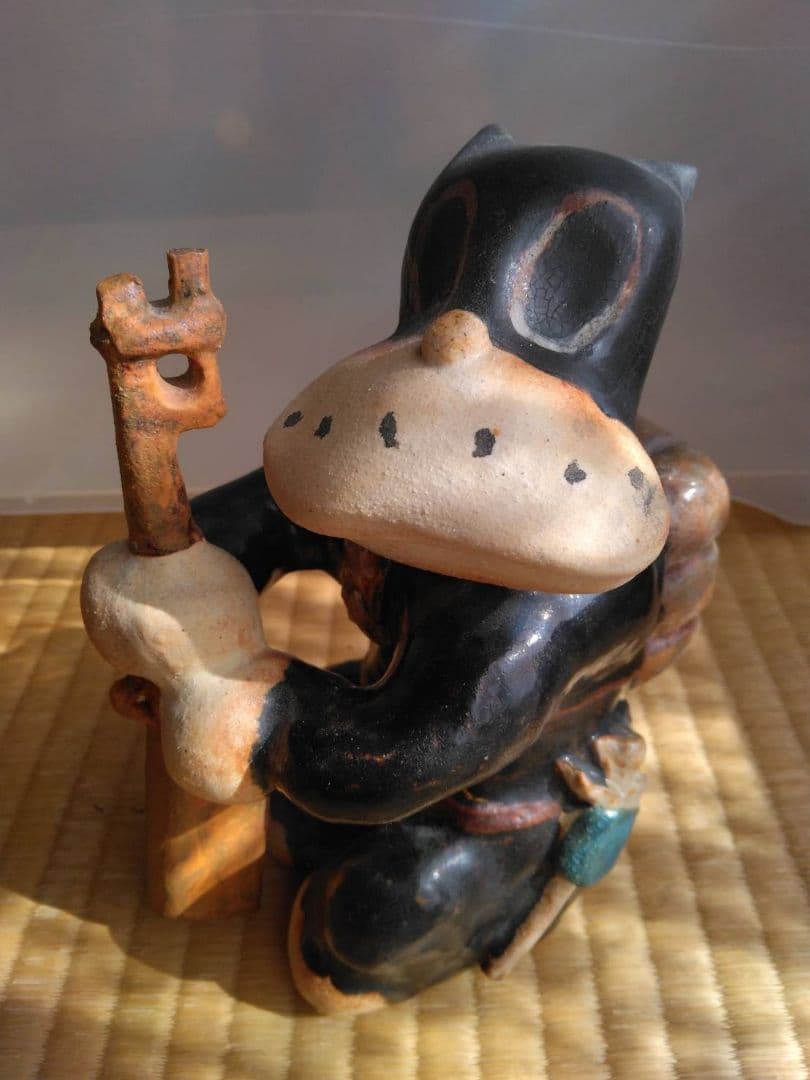 アンティークのらくろ　置物