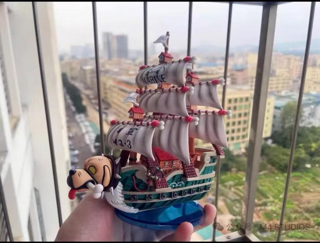 ワンピース M4 ガープ海軍の船 ガレージキット ガレキ スタチュー フィギュア