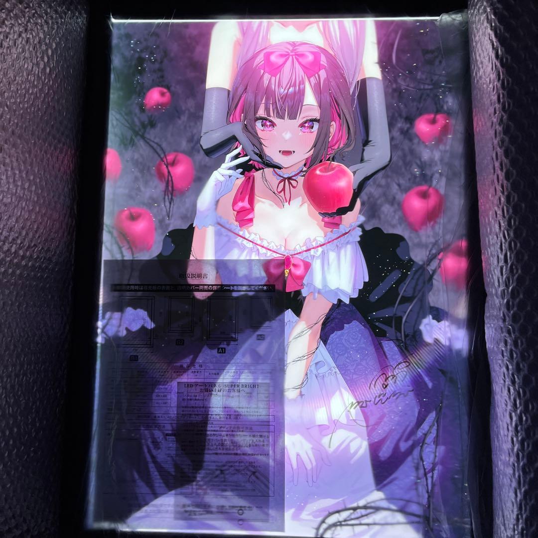 千種みのり　志乃と恋　恋　直筆サイン入り　LEDアートパネル