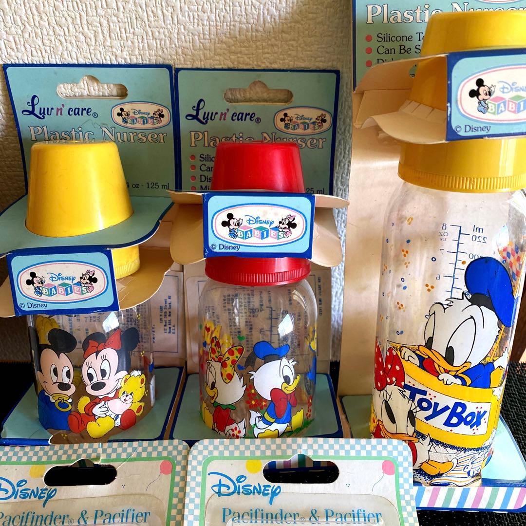 1990年代レトロアンティークミッキー哺乳瓶Disney baby bottle